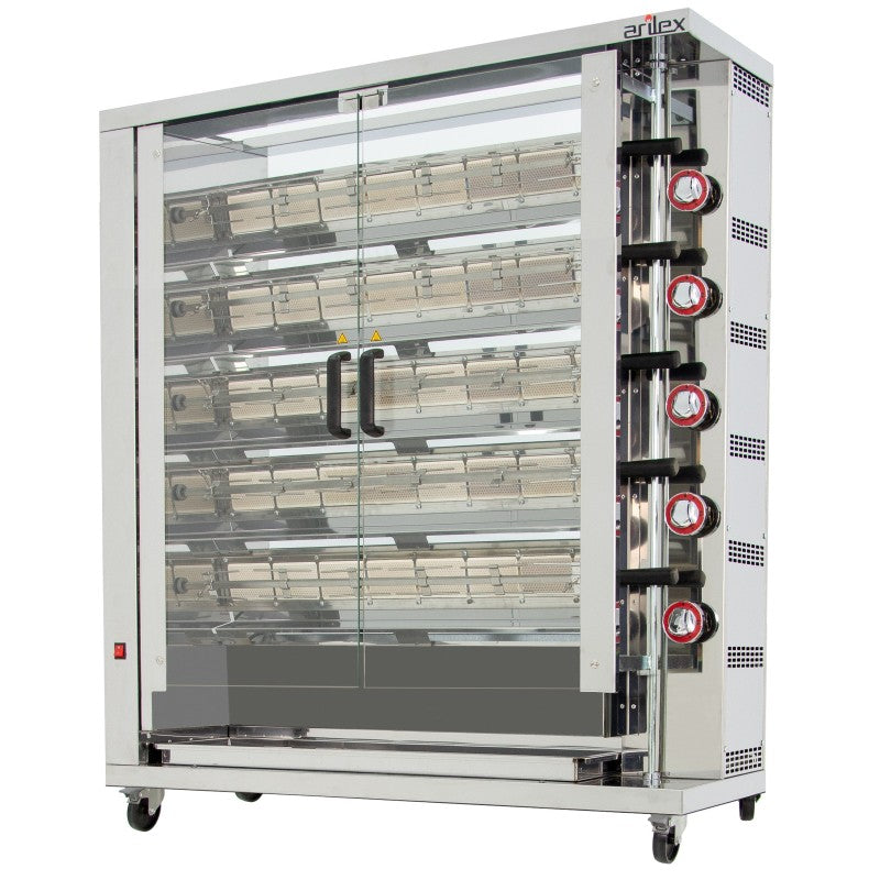 Arilex Asador de Pollos a Gas 5 Espadas Incluidas con Peana 5ASGP - vista principal