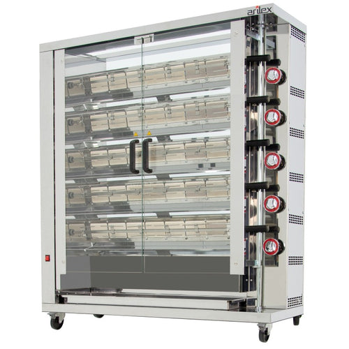 Arilex Asador de Pollos a Gas 5 Espadas Incluidas con Peana 5ASGP - vista principal