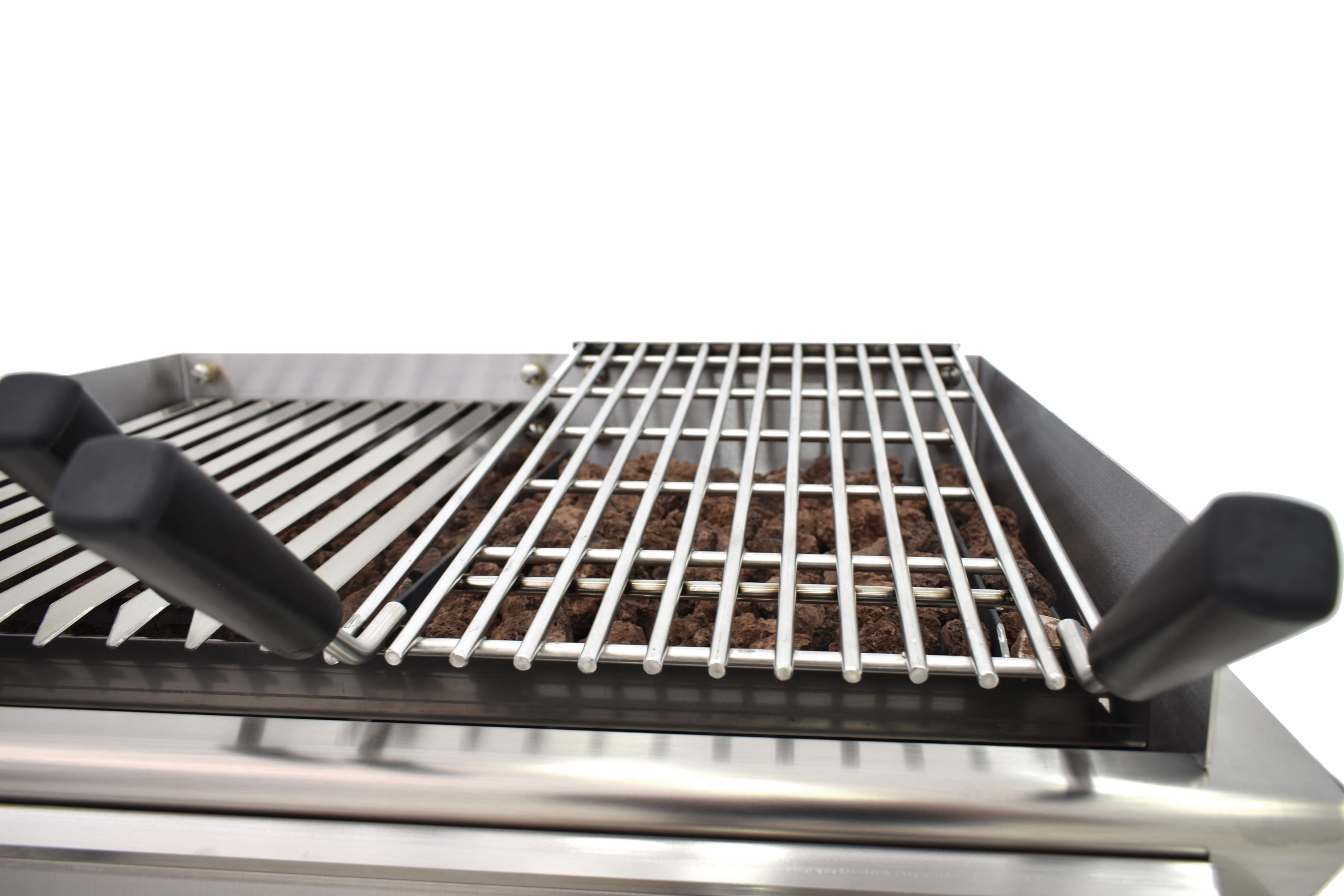 ARILEX - Barbacoa Parrilla Vasca a Gas 70 cm con Piedra Volcánica Línea 600 70VASN