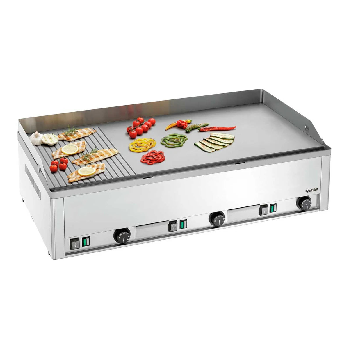 Bartscher Plancha Fry Top de Acero Placa Mixta GDP-GR — vista 3