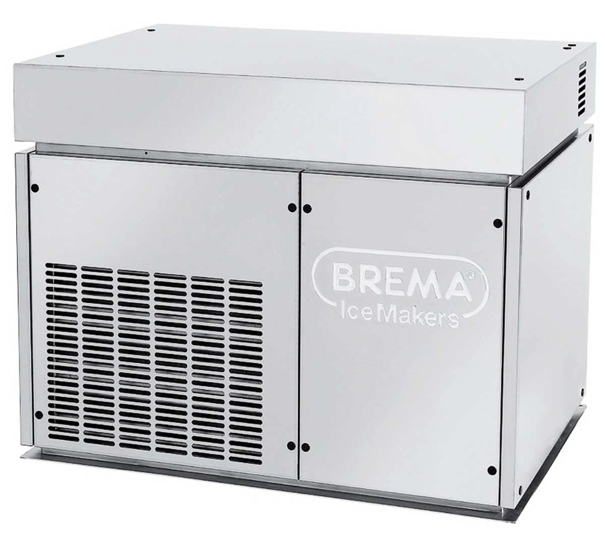 Brema máquina de hielo Muster para hostelería. Vista general de la gama.