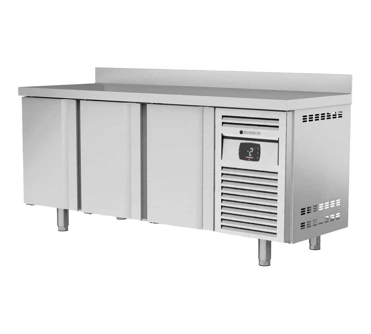 Coreco Mesa Refrigerada Gama 700 GN 1/1 con Fregadero MRGF – 01
