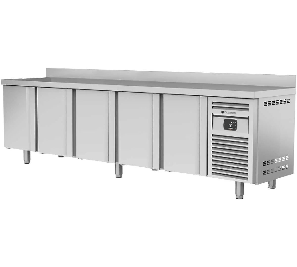 Coreco Mesa Refrigerada Gama 700 GN 1/1 con Fregadero MRGF – 01