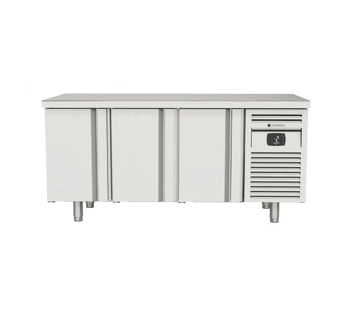 Coreco Mesa Refrigerada Central Pasante Gama 700 GN 1/1 MFCG – 01