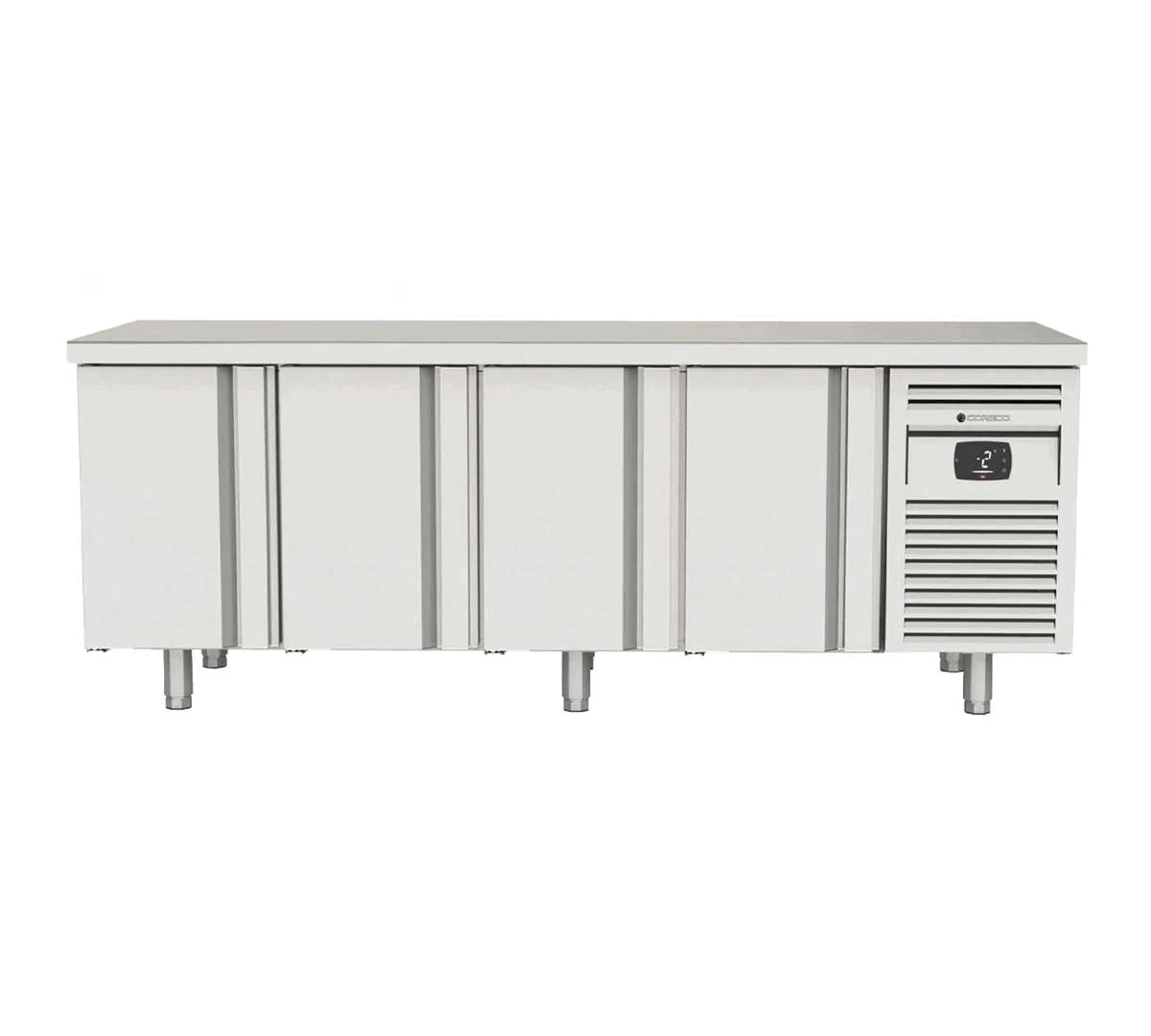 Coreco Mesa Refrigerada Central Pasante Gama 700 GN 1/1 MFCG – 01