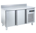 mesa refrigerada industrial para cocina profesional con almacenamiento inferior