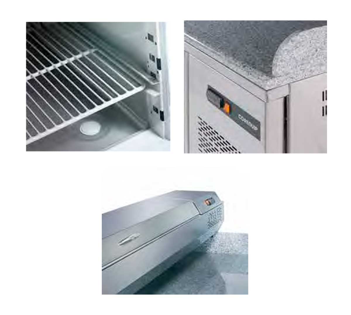 Corequip - Mesa Refrigerada Pizza MPP | Fondo 70 cm