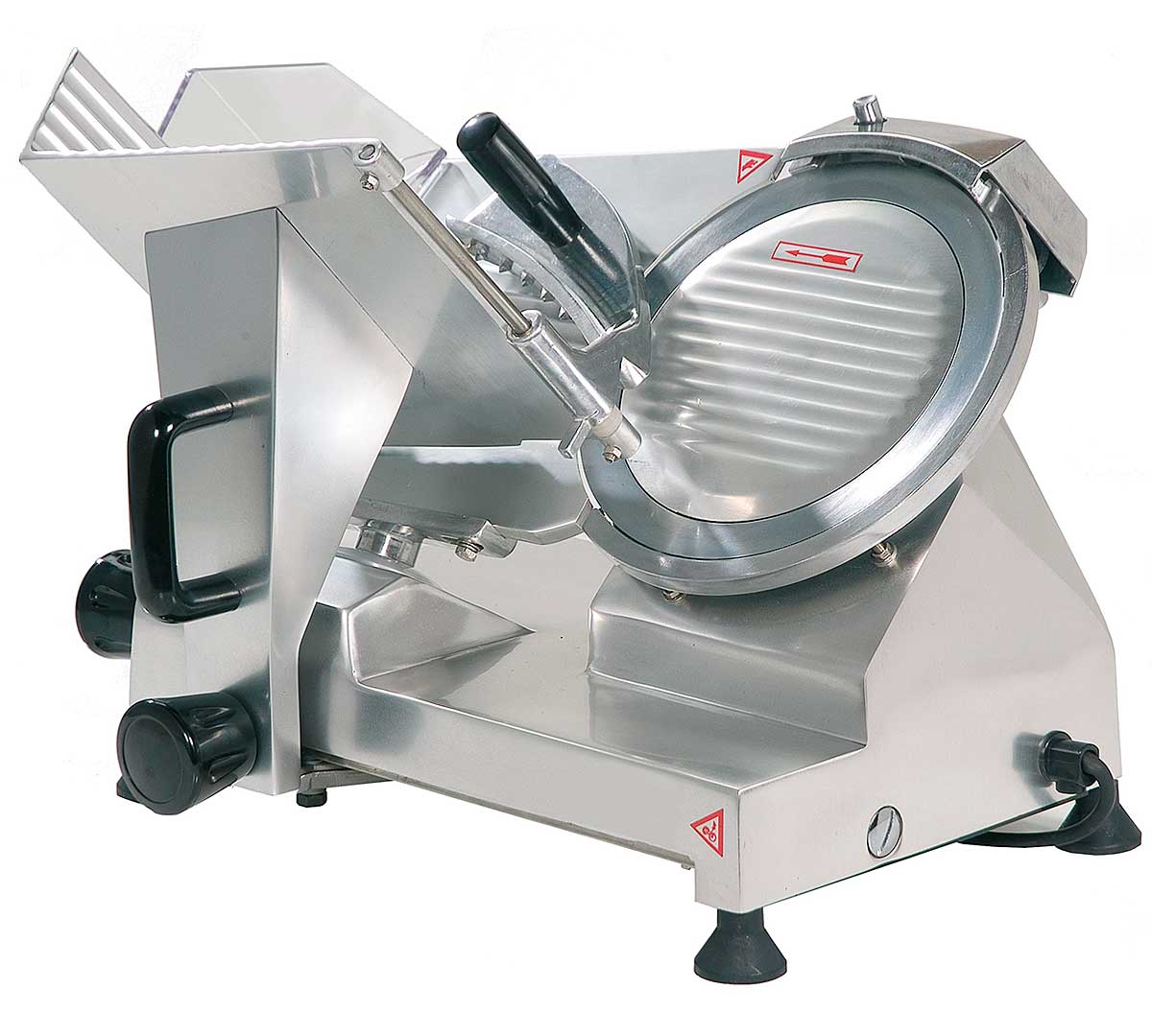 Cortadora de fiambre profesional CC250 Basic Line con cuchilla de 250 mm para restaurantes y charcuterías