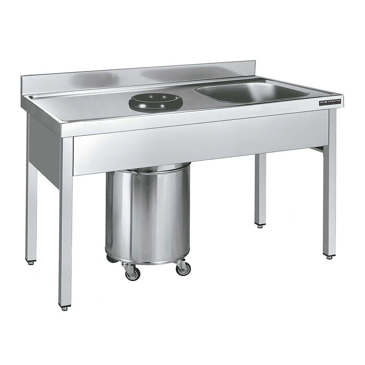 Distform Fregadero Gama 700 Cubeta y Aro con Bastidor - vista general