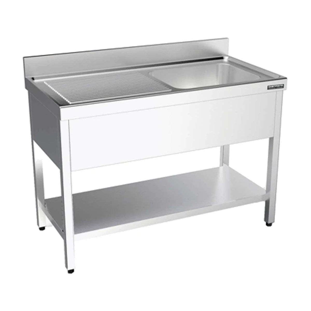 Distform Fregadero Gama 550 con Bastidor y Estante - vista general