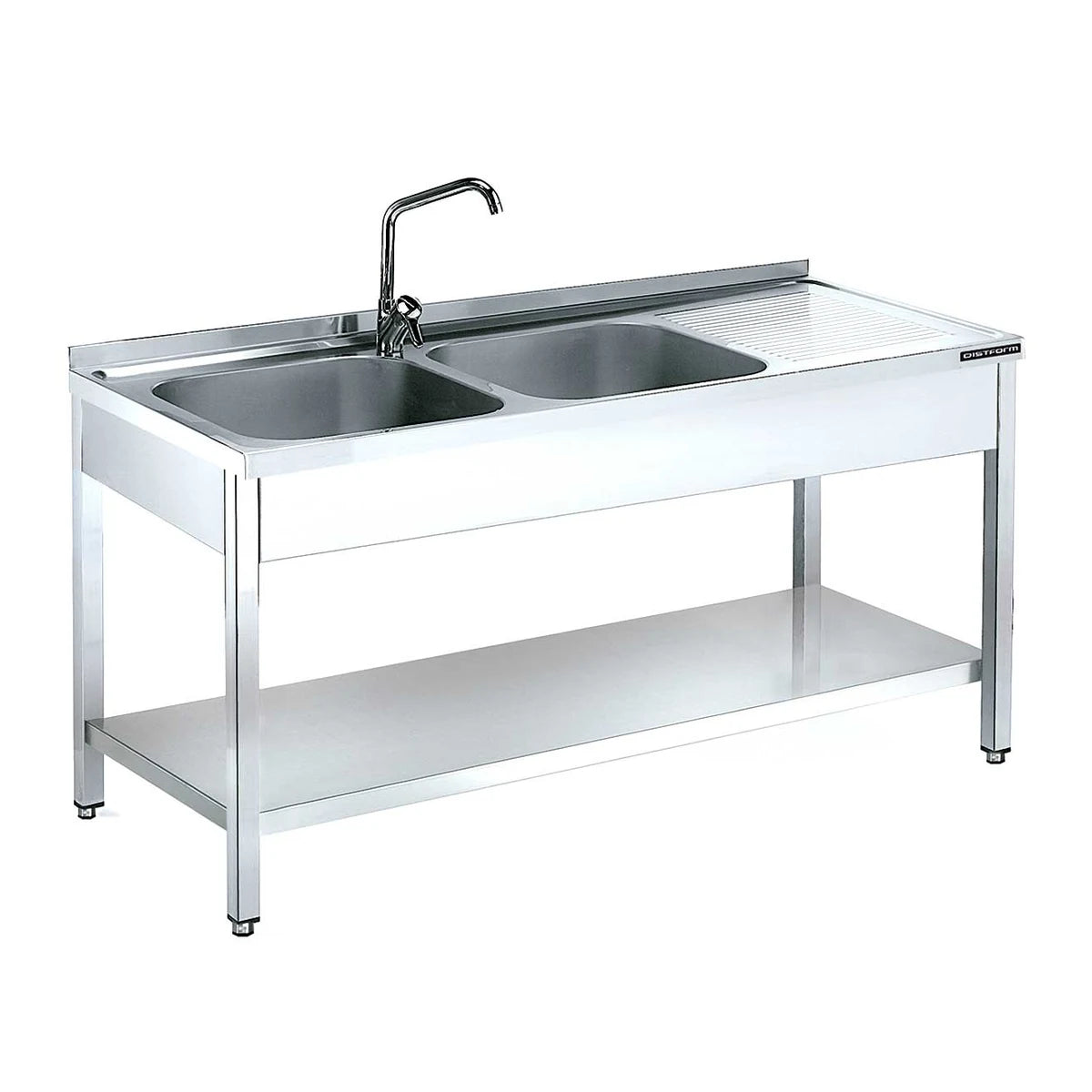 Distform Fregadero Gama 550 con Bastidor y Estante - vista 2