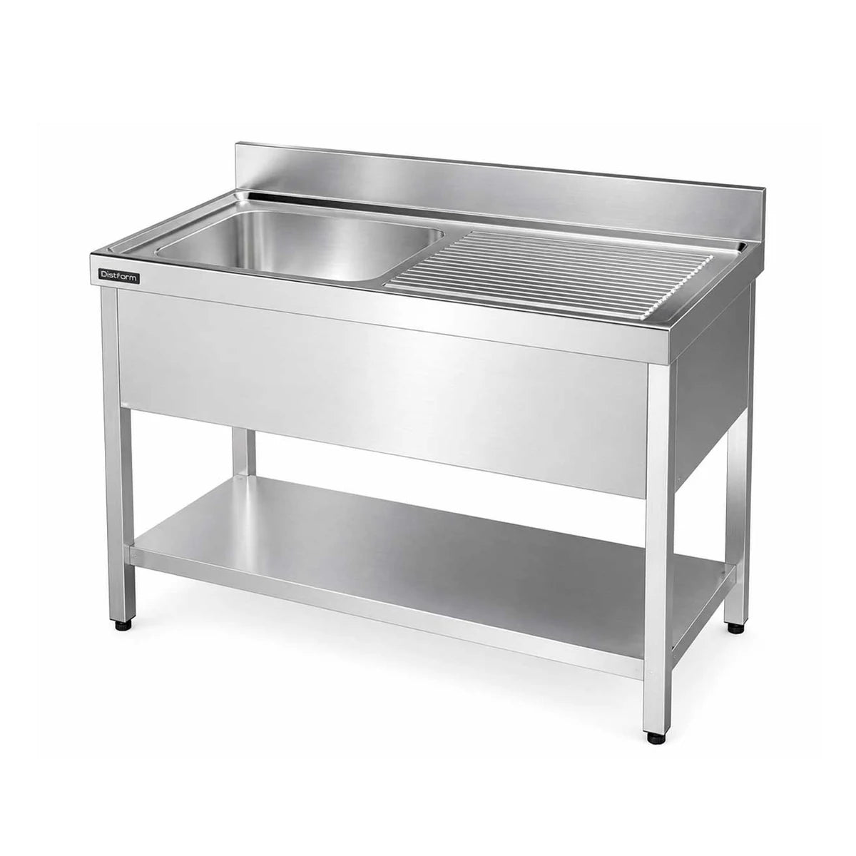 Distform Fregadero Gama 600 con Bastidor y Estante - vista general