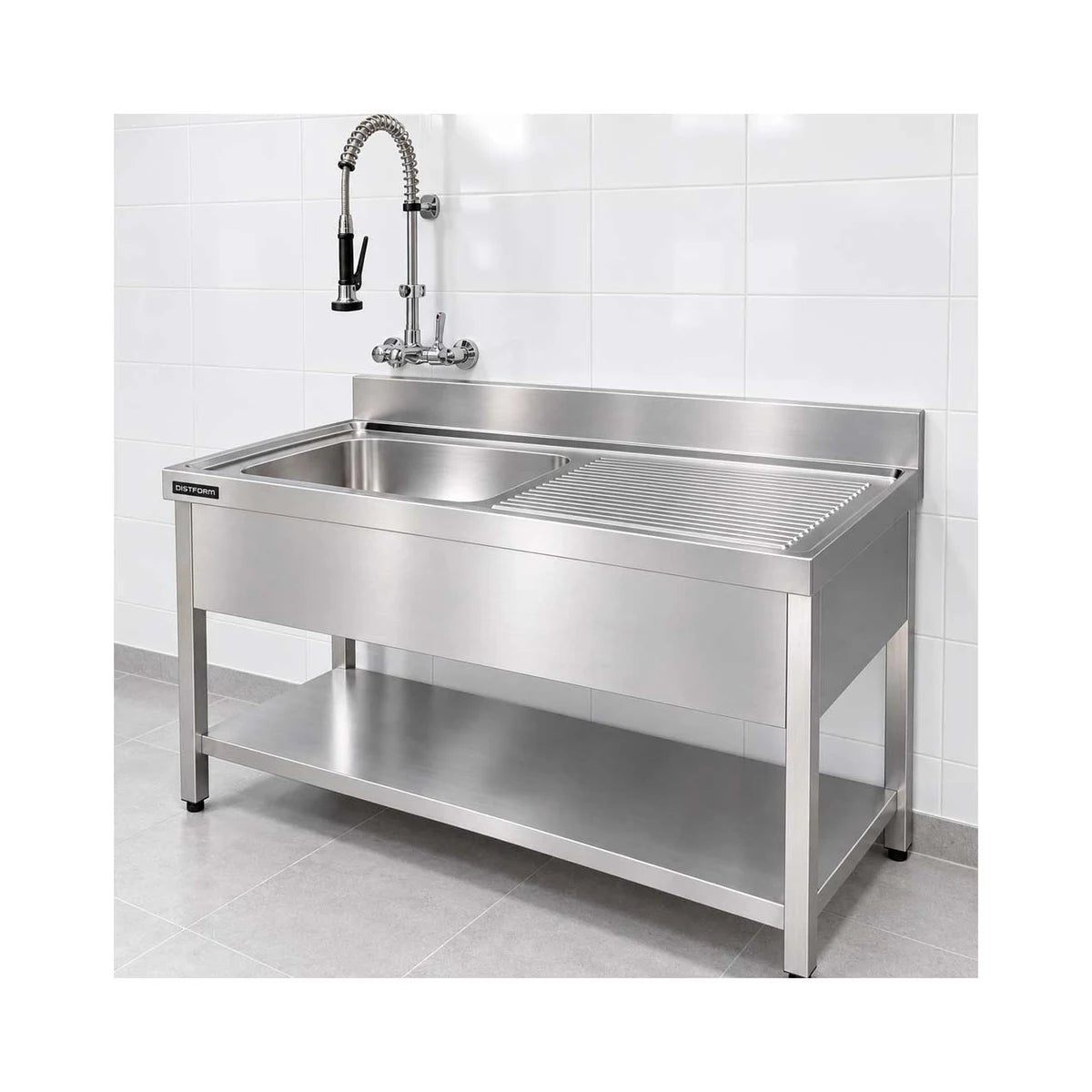 Distform Fregadero Gama 600 con Bastidor y Estante - vista 2