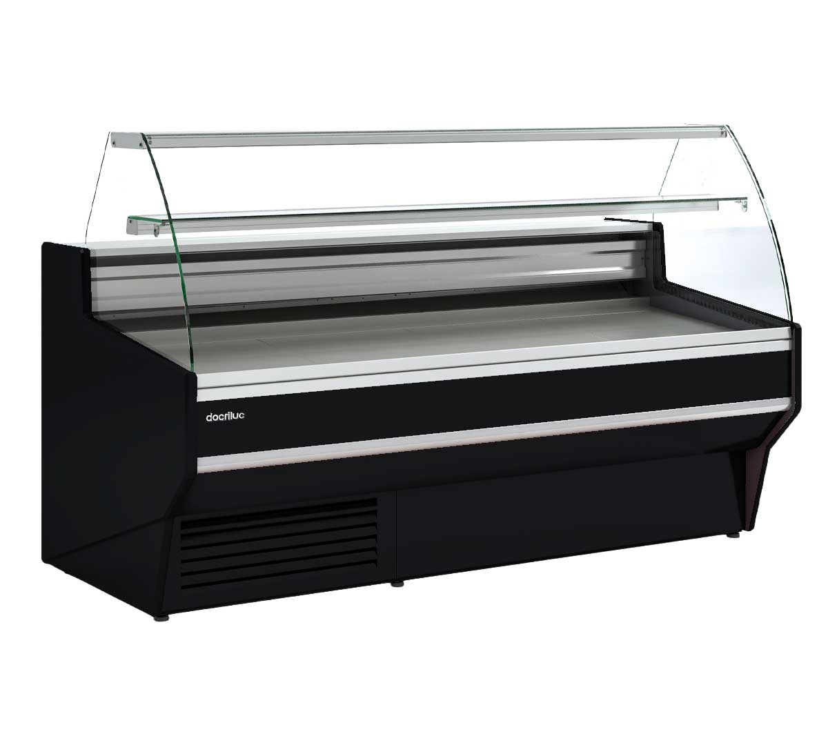 Docriluc - Vitrina Expositora Vesper Cristal Elevable VE-10E-C-TF | Fondo 110cm