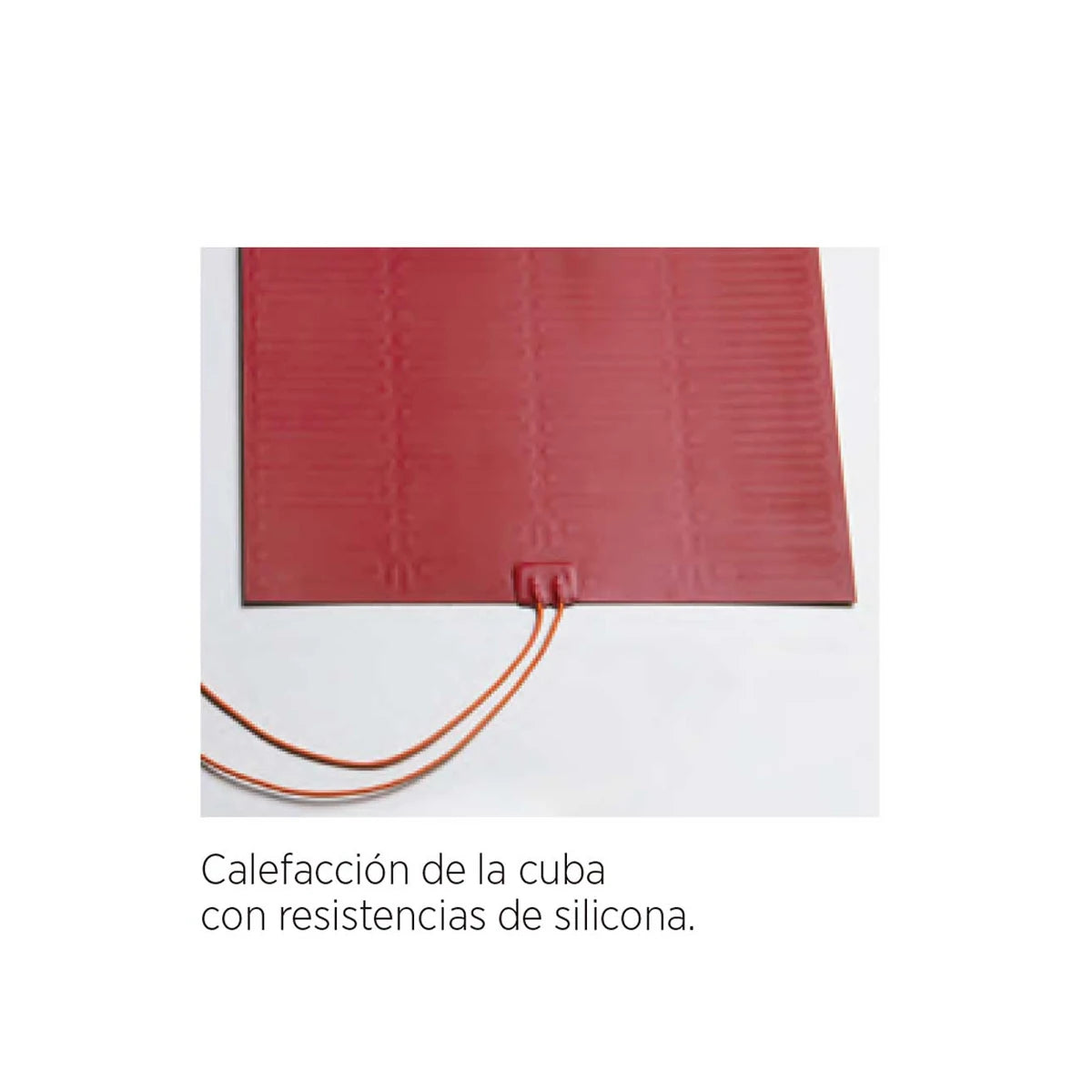 Edenox Baño María con Reserva Caliente MBMR - detalle de calefacción de la cuba
