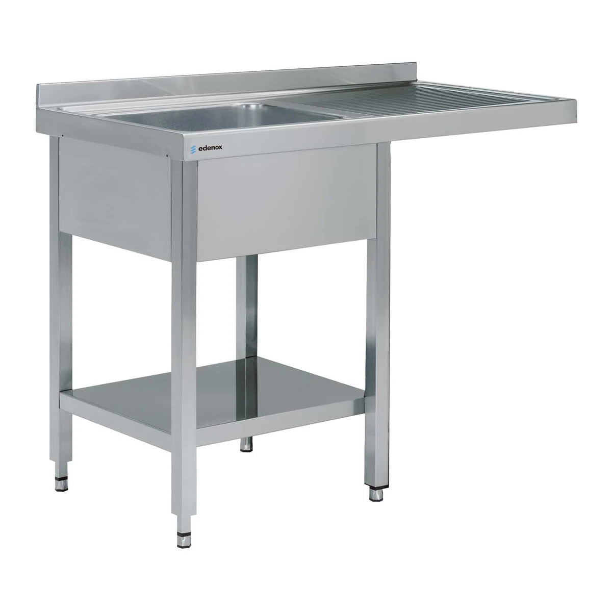 Edenox Fregadero Gama 600 con Espacio Lavavajillas y Estante - vista general
