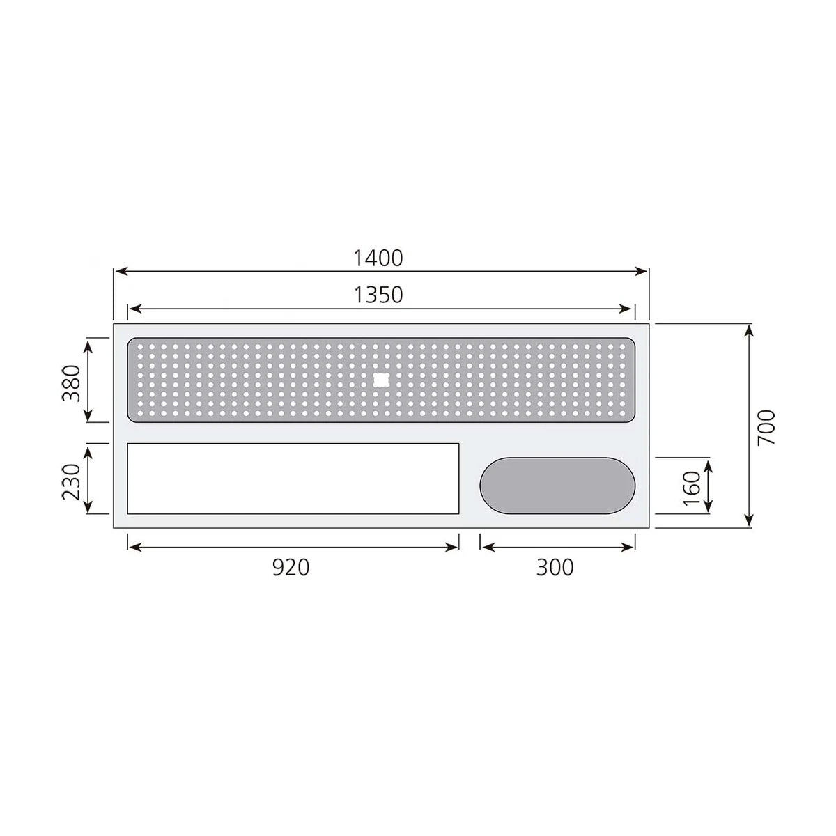 Edenox Fregadero Gama 700 con Mesa Preparación Carne y Pescado - vista 3