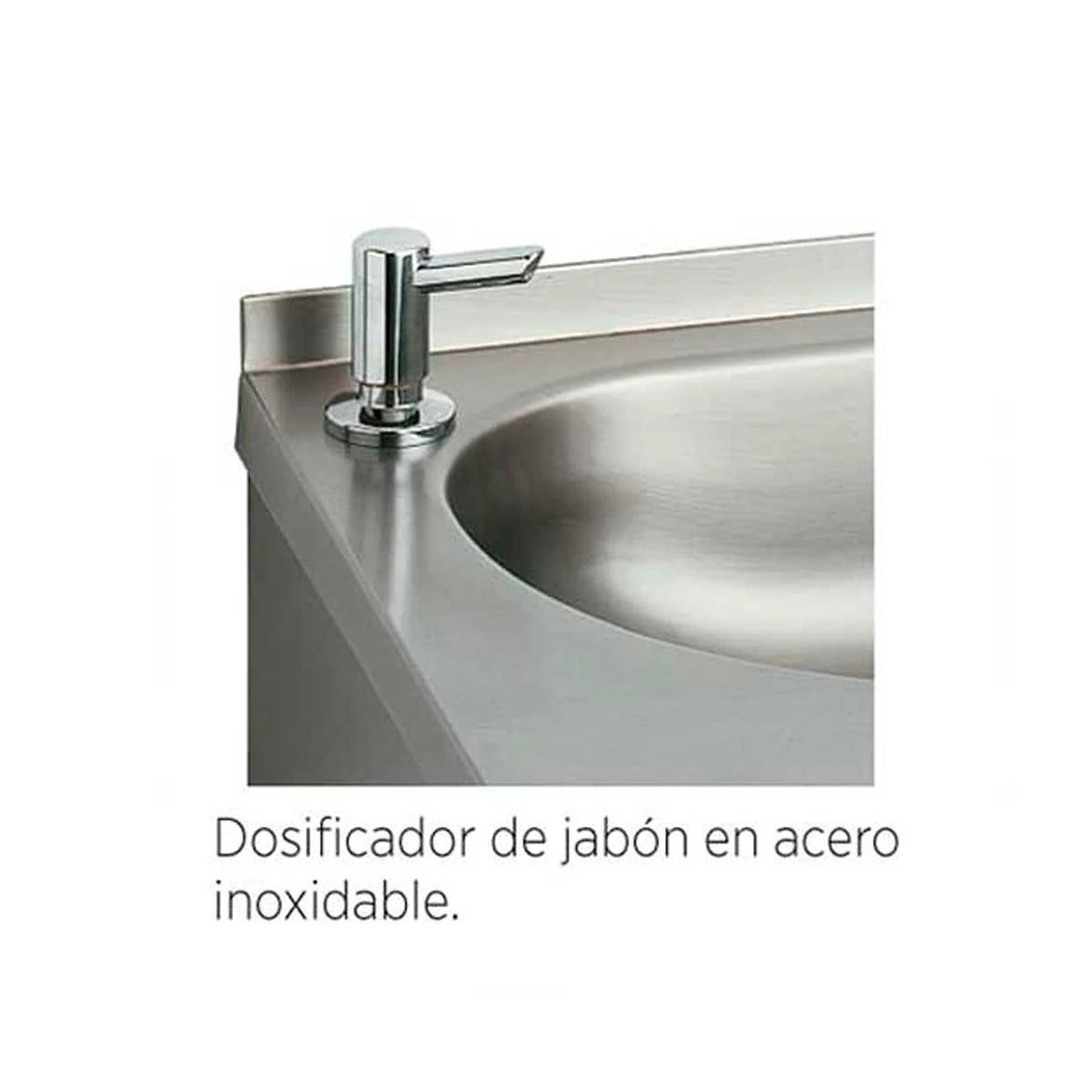Edenox Lavamanos Mural Caño Giratorio LM-44 D con Dosificador - vista 2