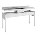 Eratos Fregadero Gama 700 Desbarazado con Bastidor - vista general