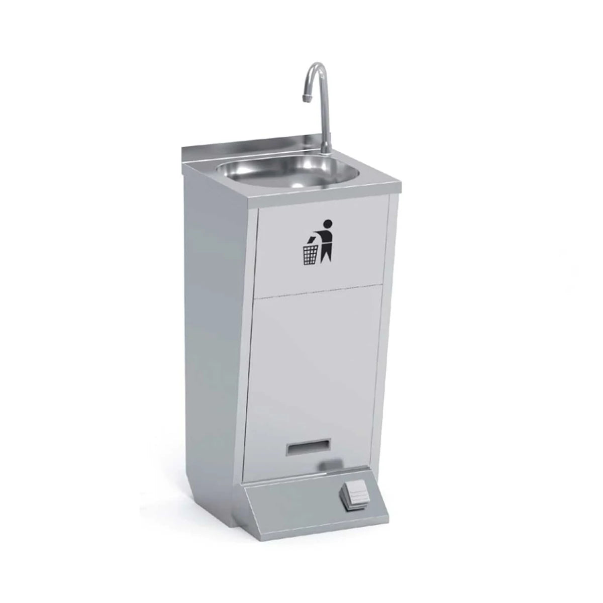 Eratos Lavamanos Autónomo Pulsador de Pie Eléctrico LPA-54E - vista general