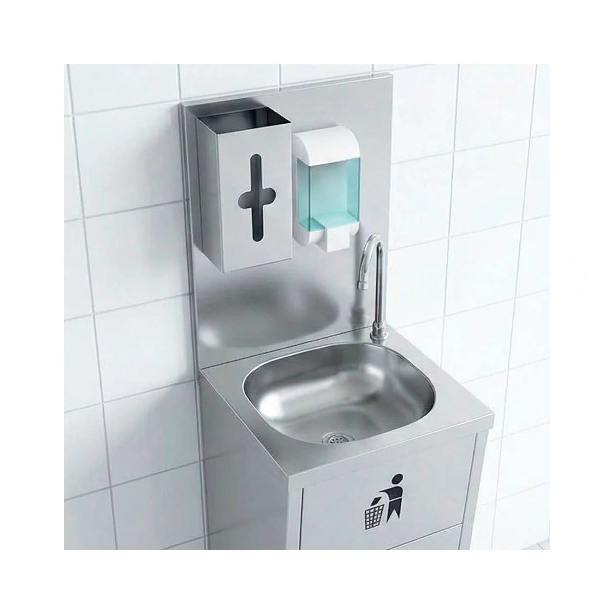 Eratos Lavamanos Completo Pulsador de Pie LP-44P - vista 4