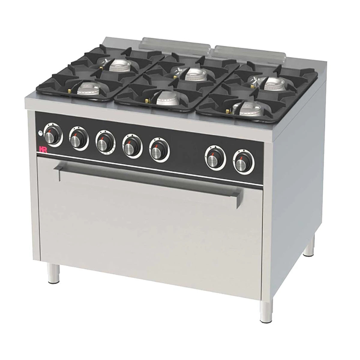 Fainca HR Cocina a Gas 6 fuegos con Horno Maxi Serie 750 - vista 1