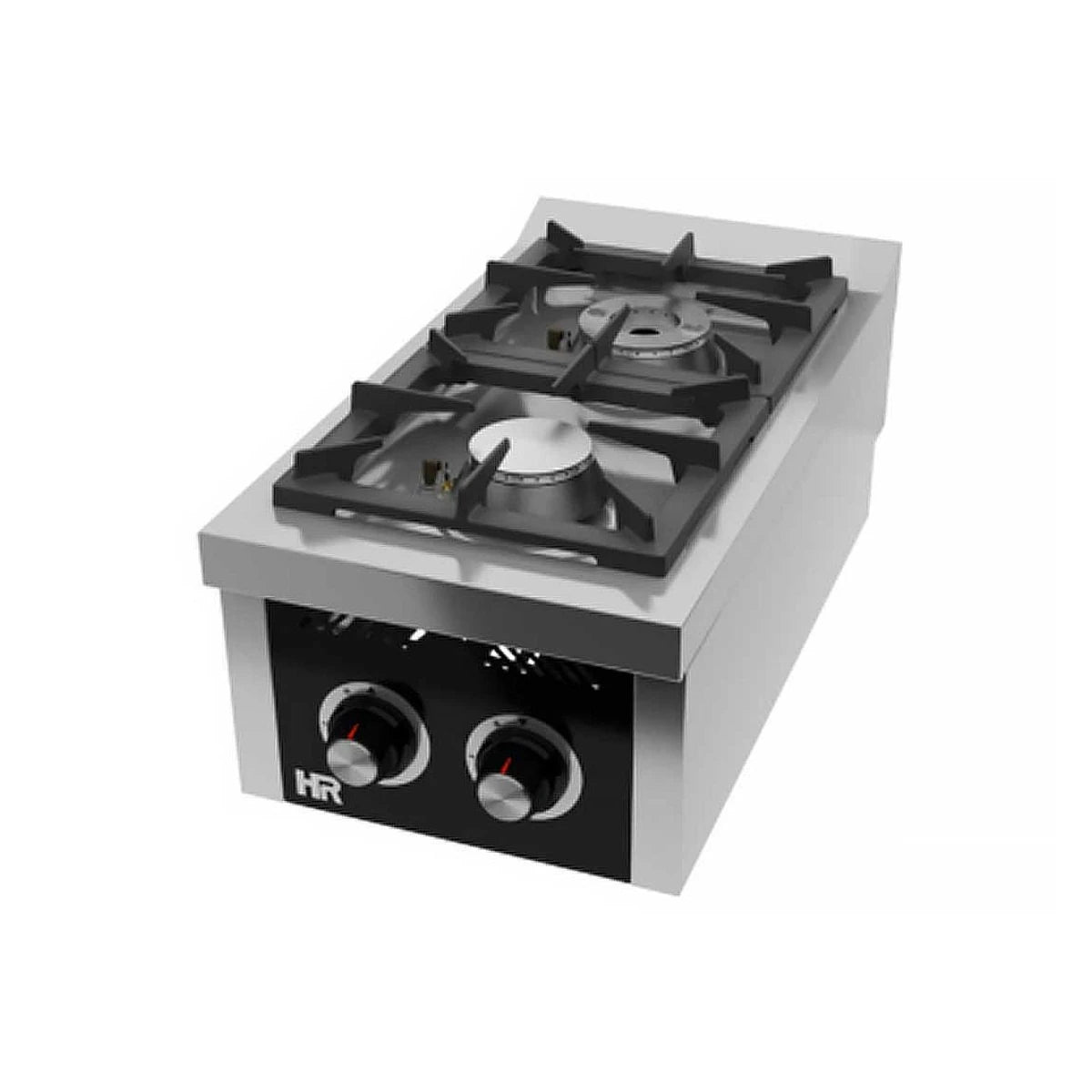 Fainca HR Cocina industrial a gas 2 fuegos Serie 750 Sobremesa C2F750S - vista 1