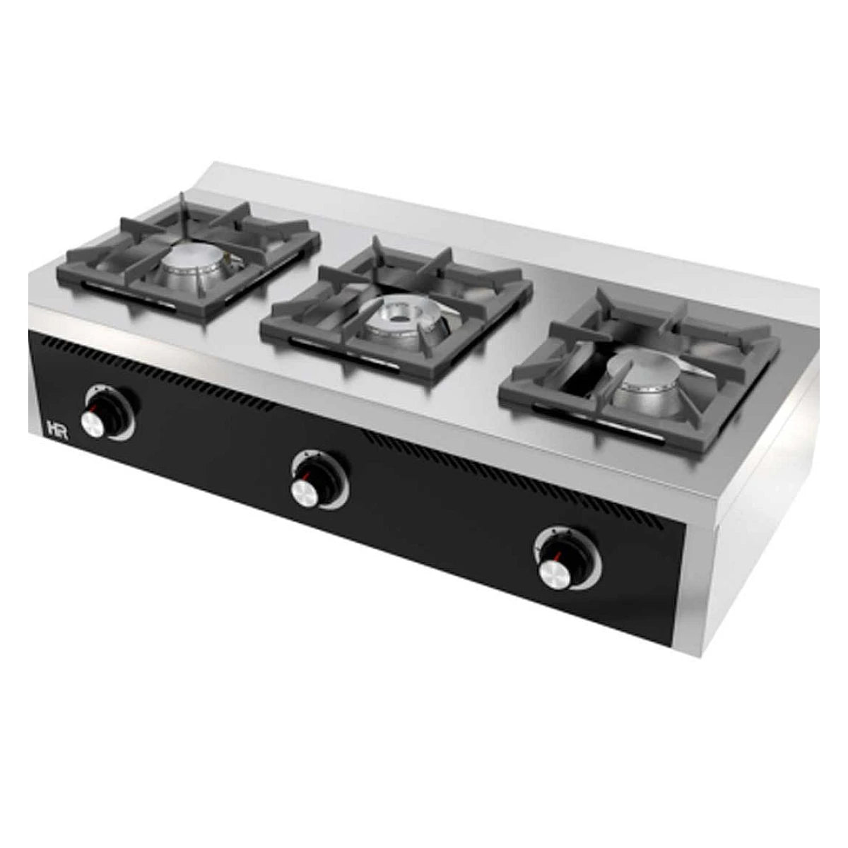 Fainca HR Cocina industrial a gas 3 fuegos Serie 600 Sobremesa C3F600S - vista 1