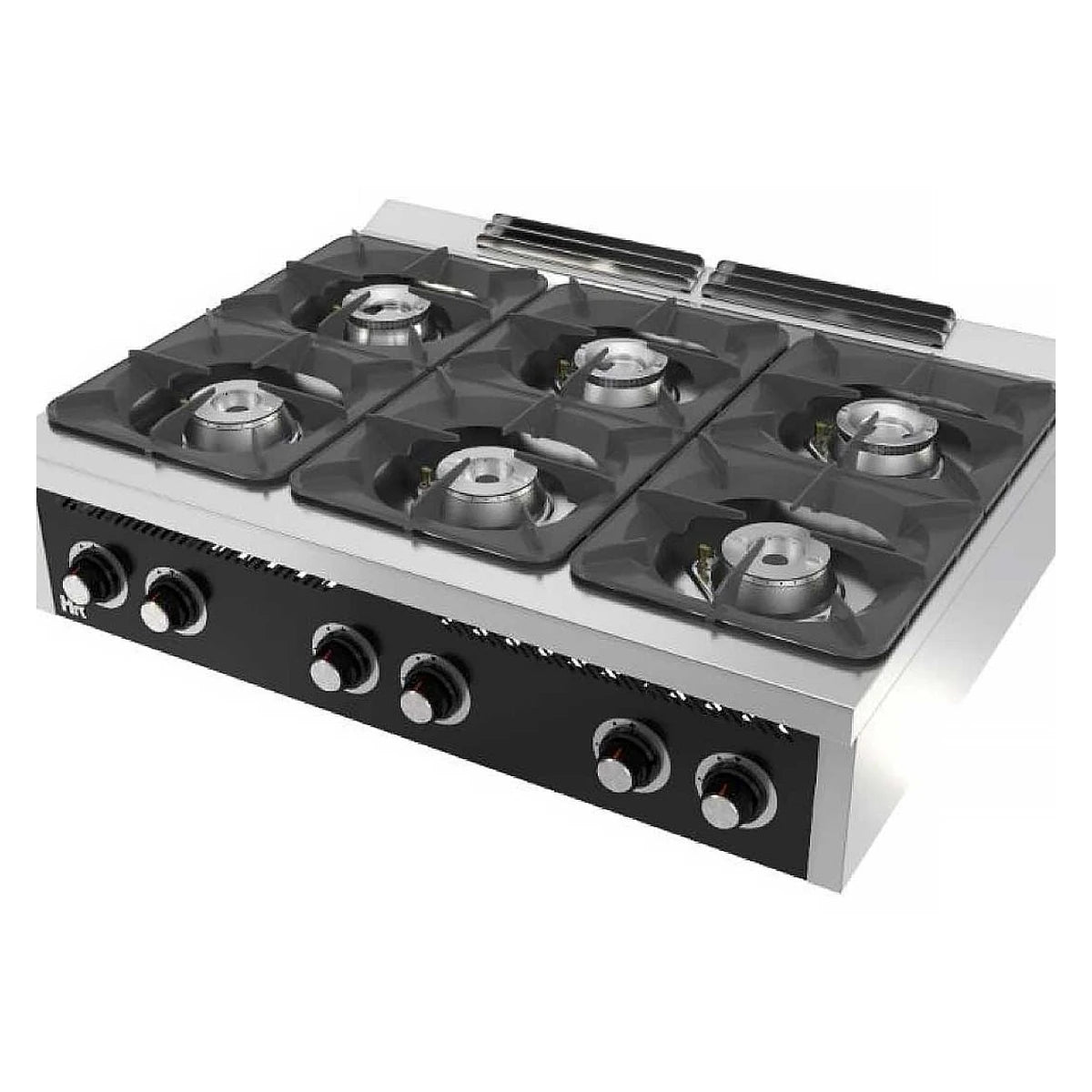 Fainca HR Cocina industrial a gas 6 fuegos Serie 900 Sobremesa C6F900S - vista 1