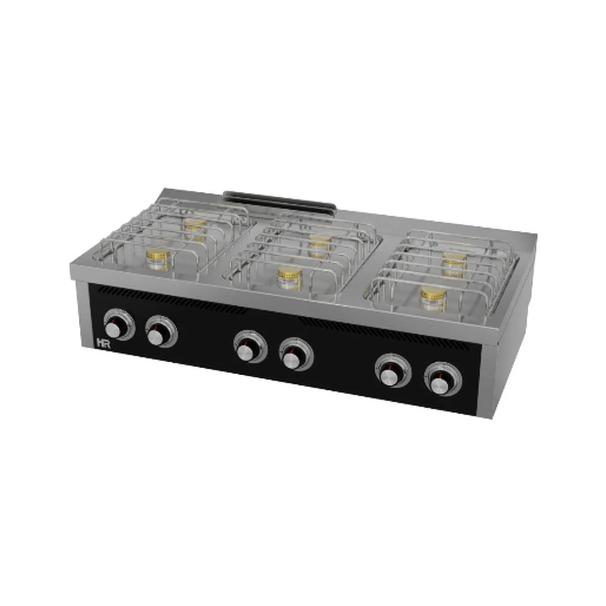 Fainca HR Cocina industrial a gas BASIC 6 fuegos Serie 600 Sobremesa CB6F600S - vista 1