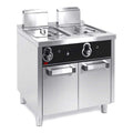 Fainca HR Freidora a gas doble 12+12 L con estante FDG12 Serie 750 - vista principal