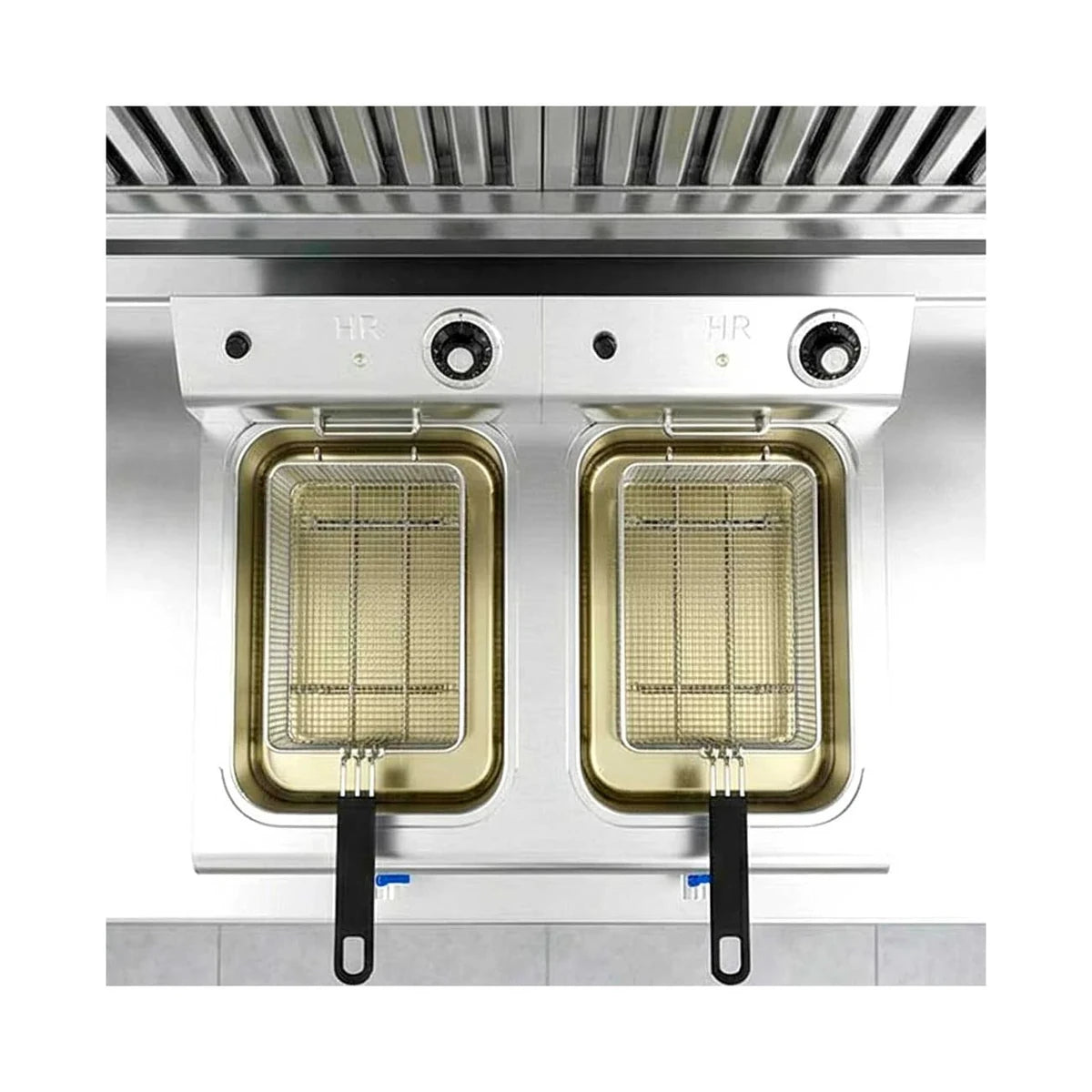Fainca HR Freidora eléctrica ECO doble 10+10 L FD10L10L600 Serie 500 - vista 2
