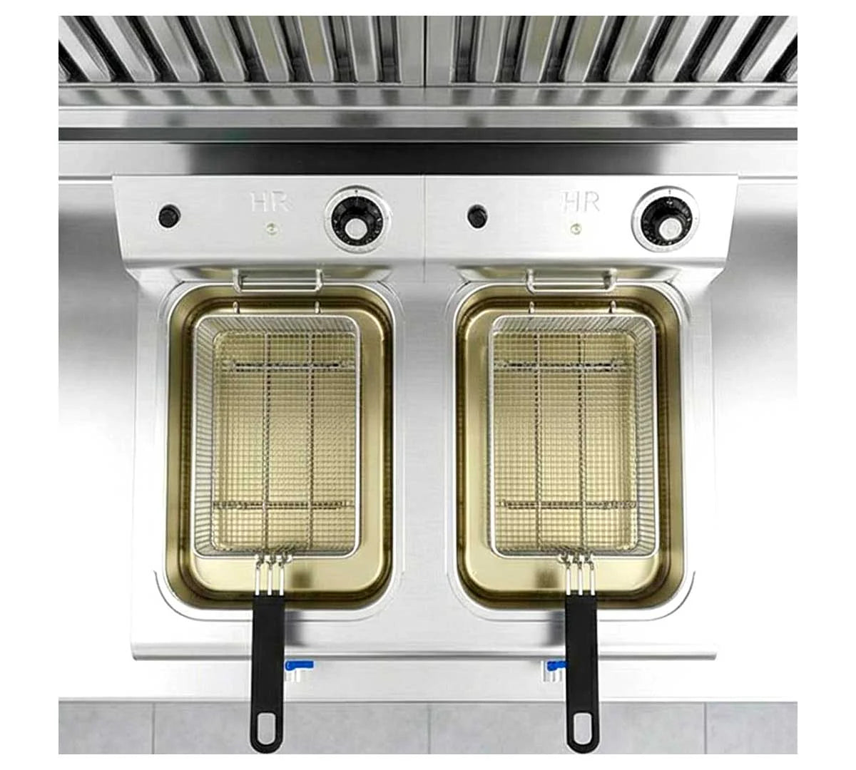 Freidora electrica eco doble 2+10 Litros - HR FD10L10L600