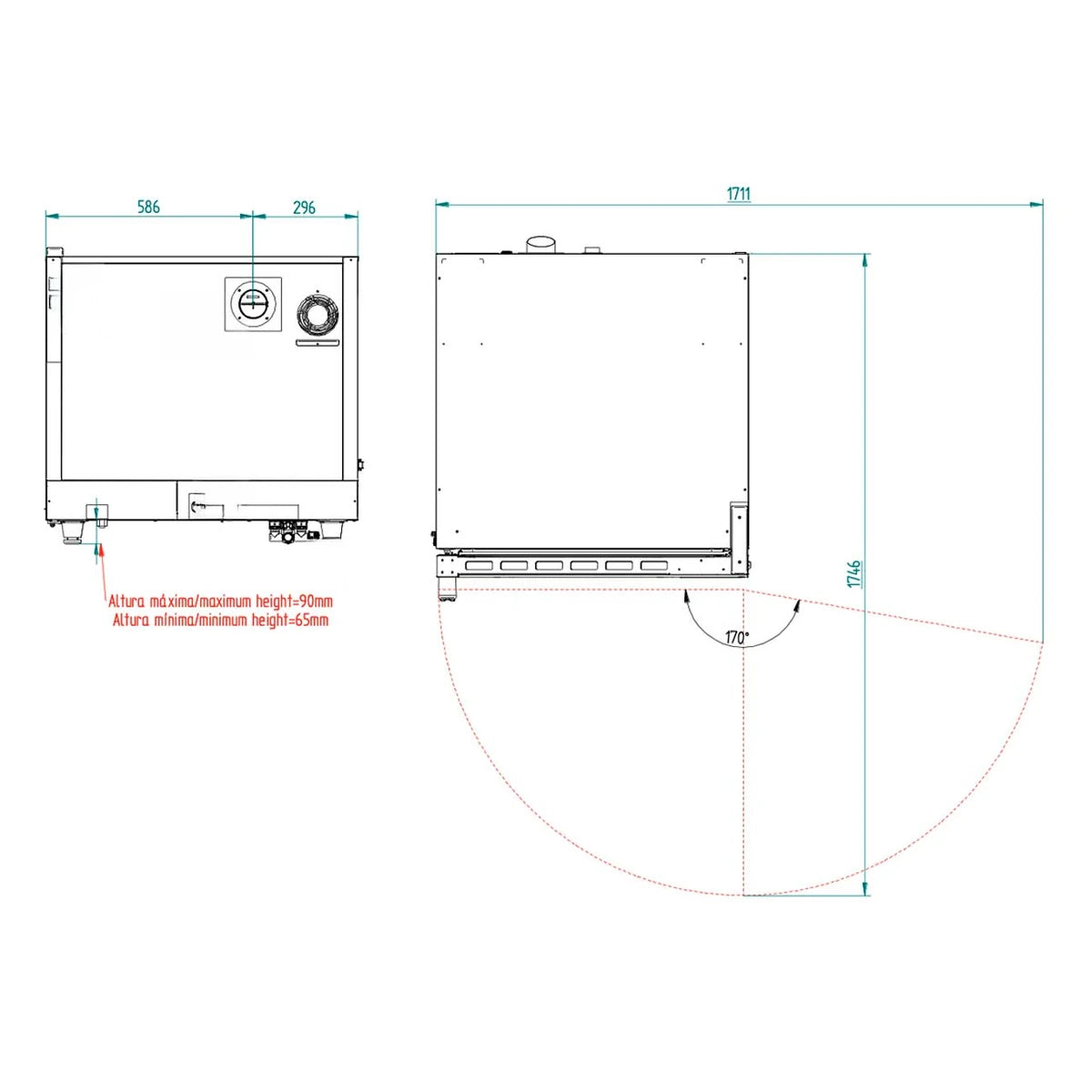 FM Horno mixto panadero STB 606 V7 6 bandejas 600x400 mm o GN 1/1 - imagen 5