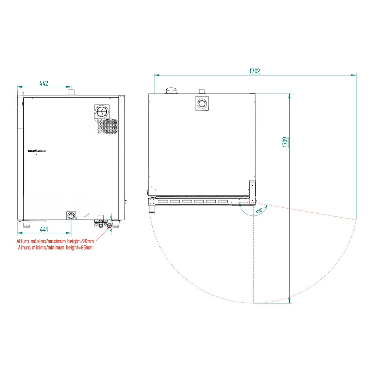 FM Horno mixto panadero STB 610 V7 Gas 10 bandejas 600x400 mm - imagen 5