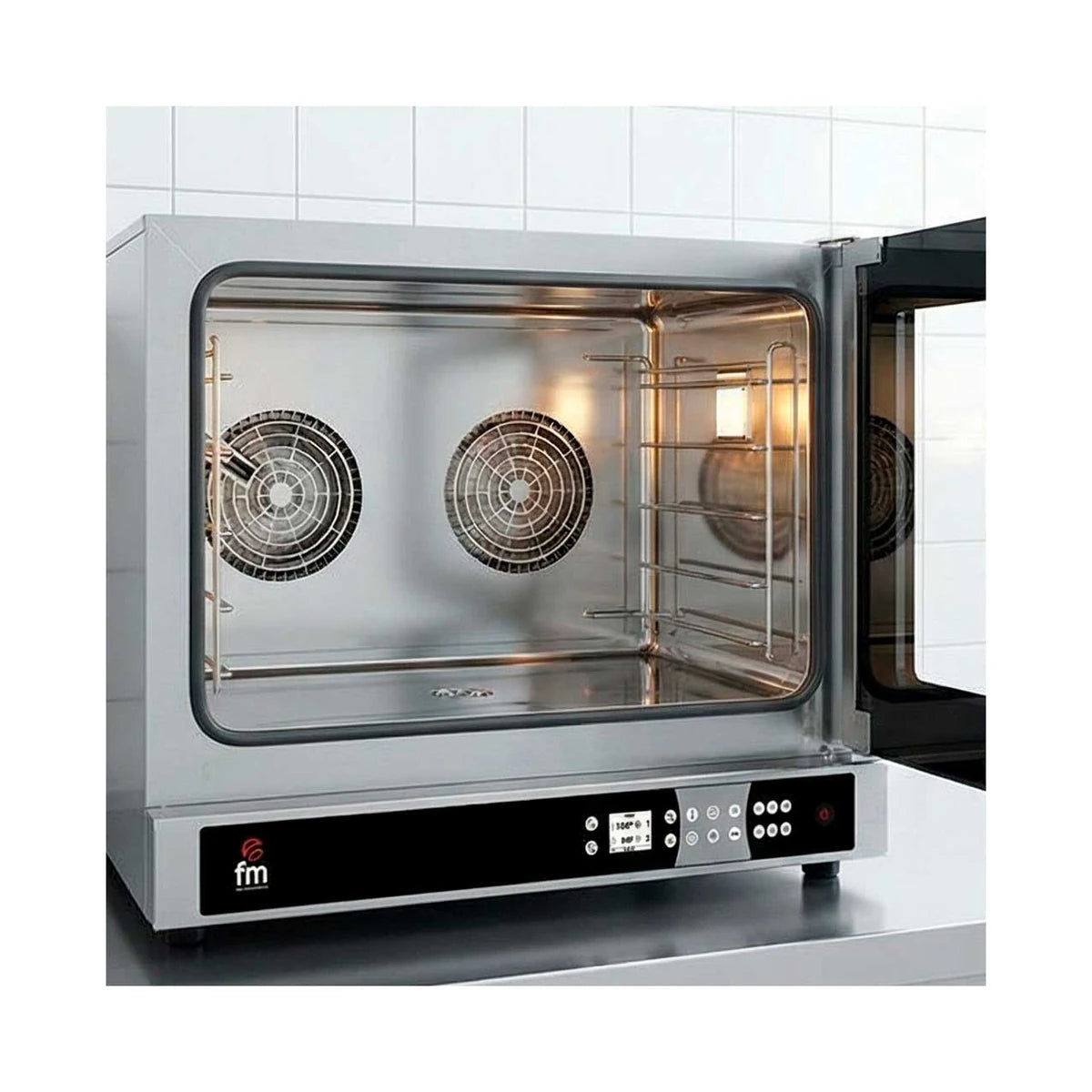 FM Horno panadero RXD 604 Plus V2.4 4 bandejas GN 1/1 - imagen 4
