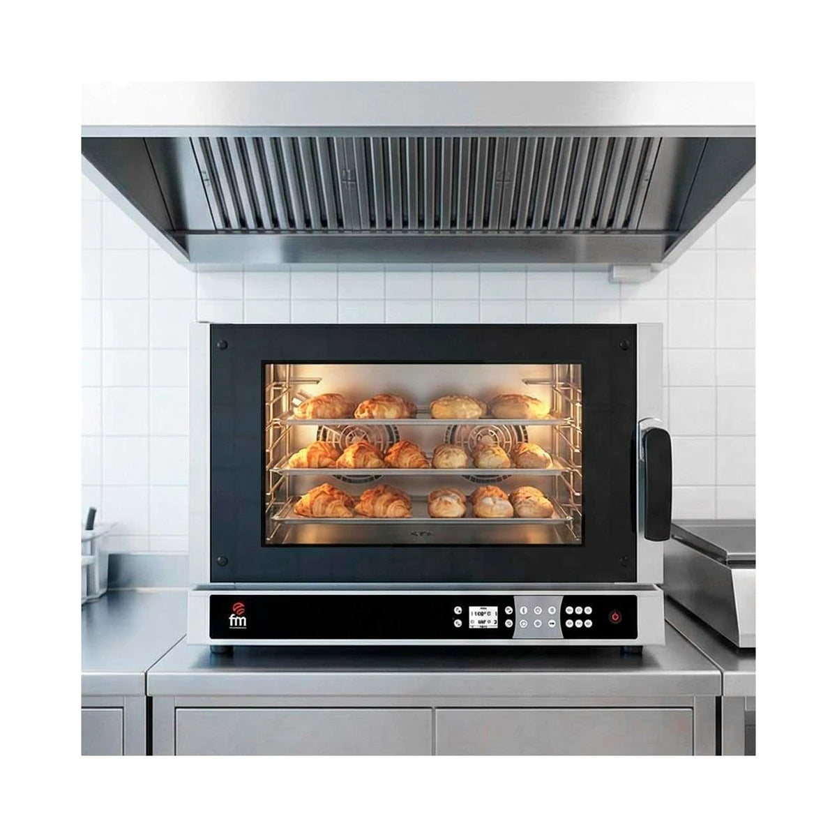 FM Horno panadero RXDL 604 Plus V2.4 4 bandejas 600x400 mm o GN 1/1 - imagen 4