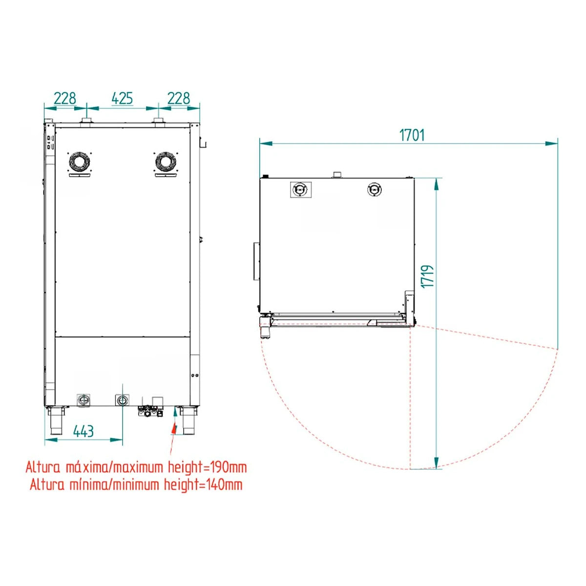 FM Horno panadero STB 616 V7 T 16 bandejas 600x400 mm - imagen 5
