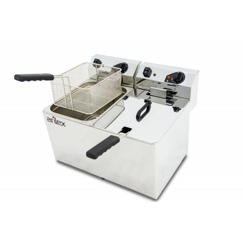 Arilex EVO1010 freidora eléctrica industrial 10+10 L 3,5+3,5 kW para hostelería