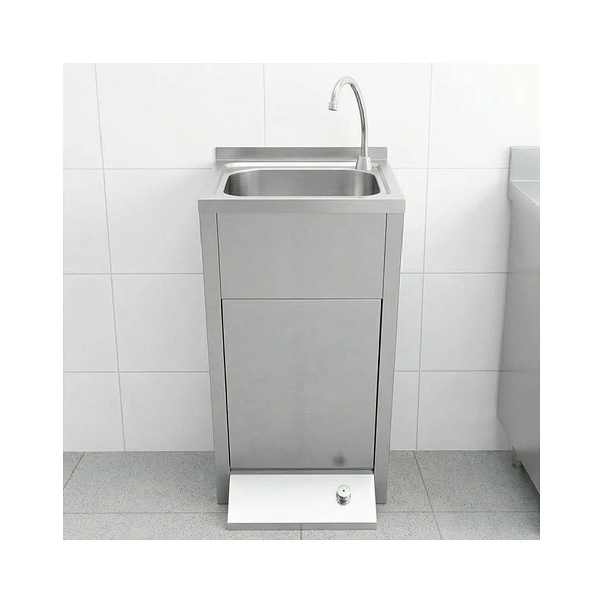Fricosmos Lavamanos Registrable de Pie con Pedestal y Pulsador - vista 3