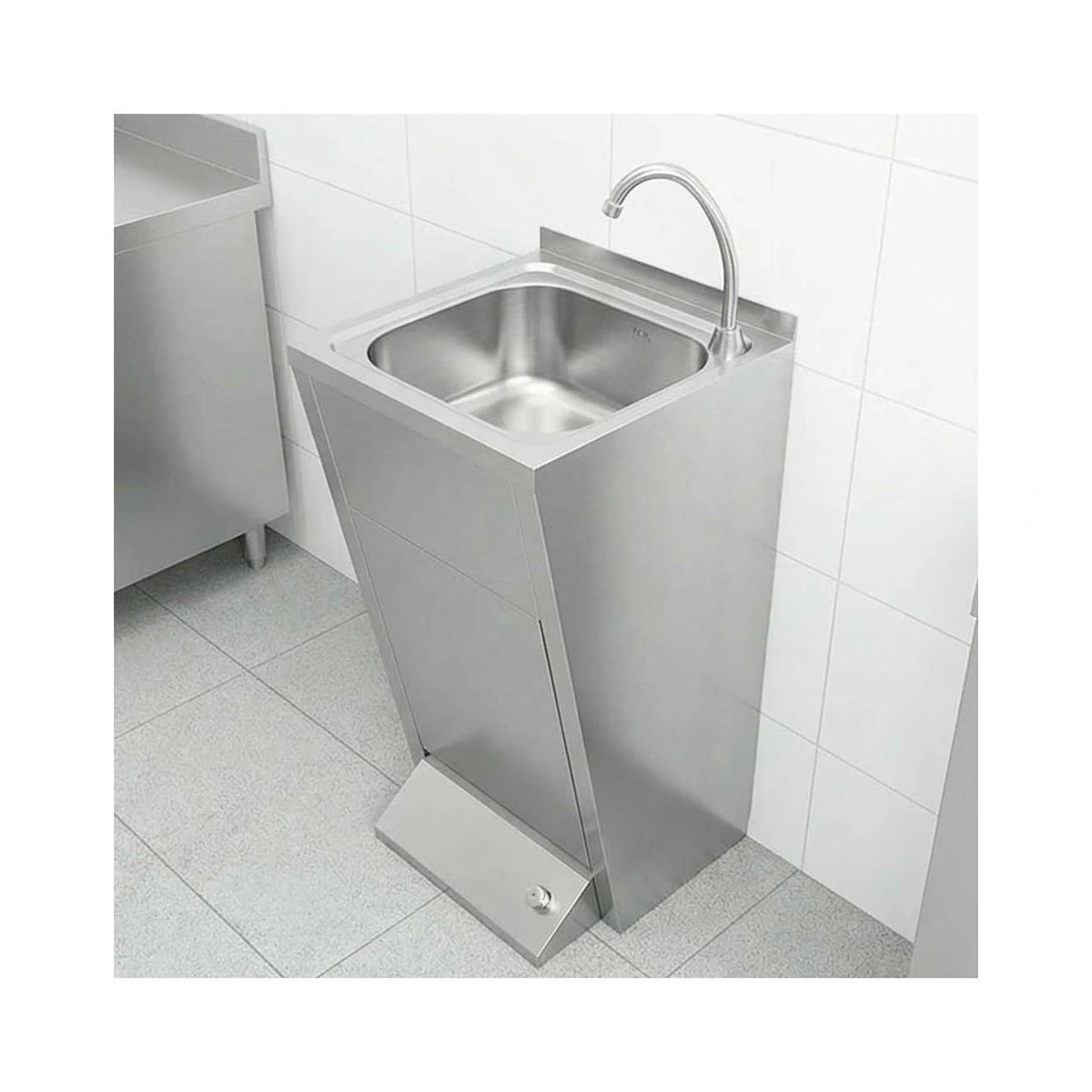 Fricosmos Lavamanos Registrable de Pie con Pedestal y Pulsador - vista 4
