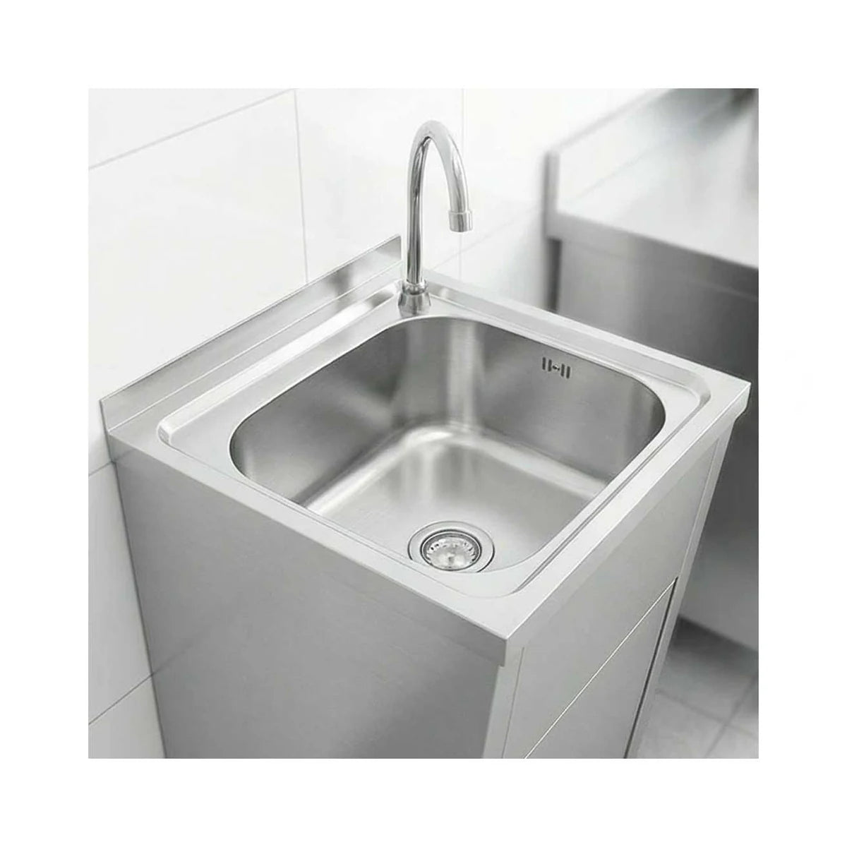 Fricosmos Lavamanos Registrable de Pie con Pedestal y Pulsador - vista 5
