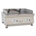 Arilex Fry Top 70 cm Cromo Duro De 15 mm (50 micras) + Barbacoa 70FRYGCBN
