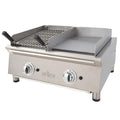 Arilex Fry Top 70 cm Acero Rectificado De 15 mm + Barbacoa 70FRYGRBN
