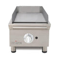 Arilex Fry Top Gas 40 cm Acero Rectificado De 15 mm 40FRYGRN