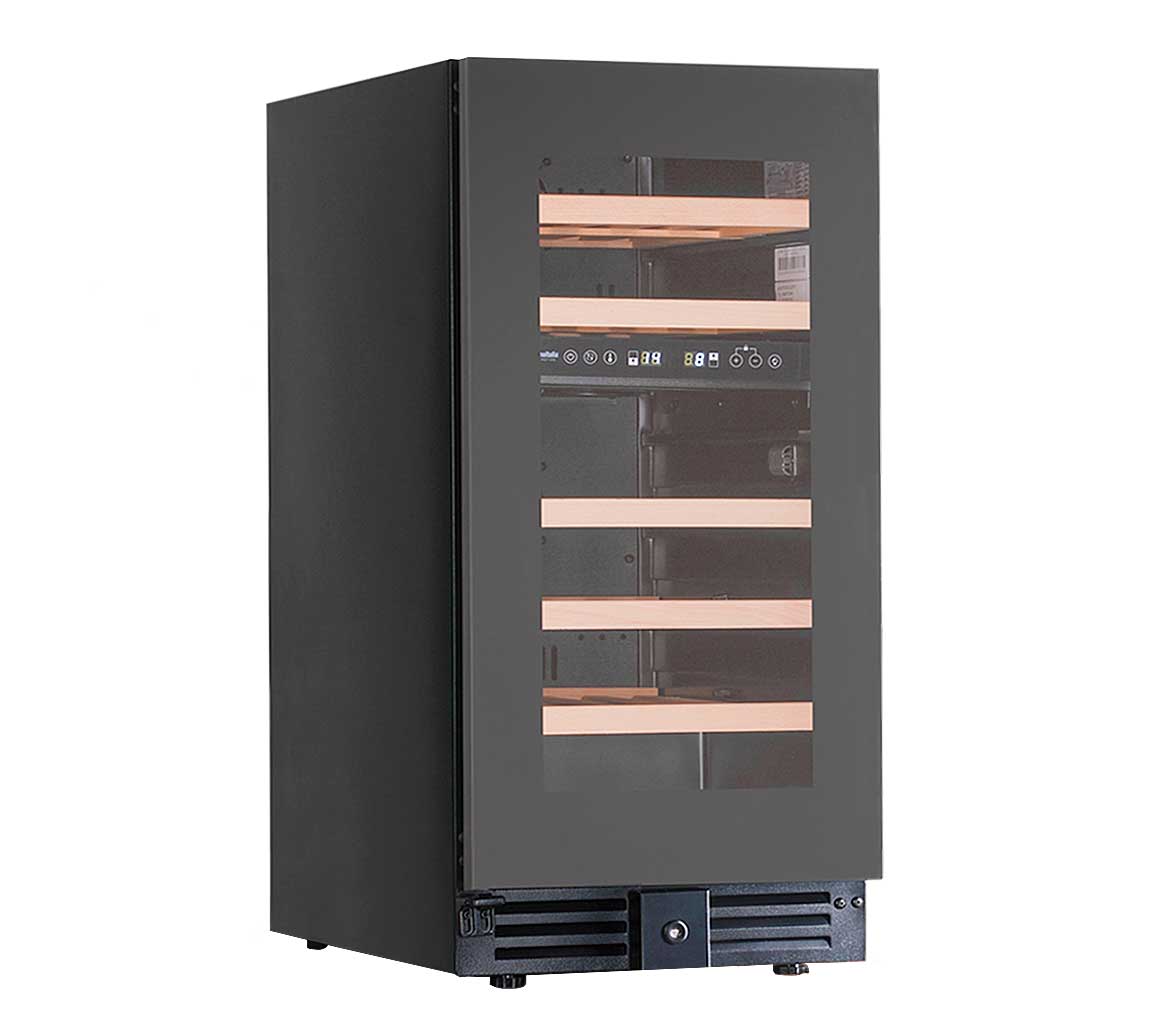 Armario para Vinos Mini Horekus KCW 37 G2 Negro