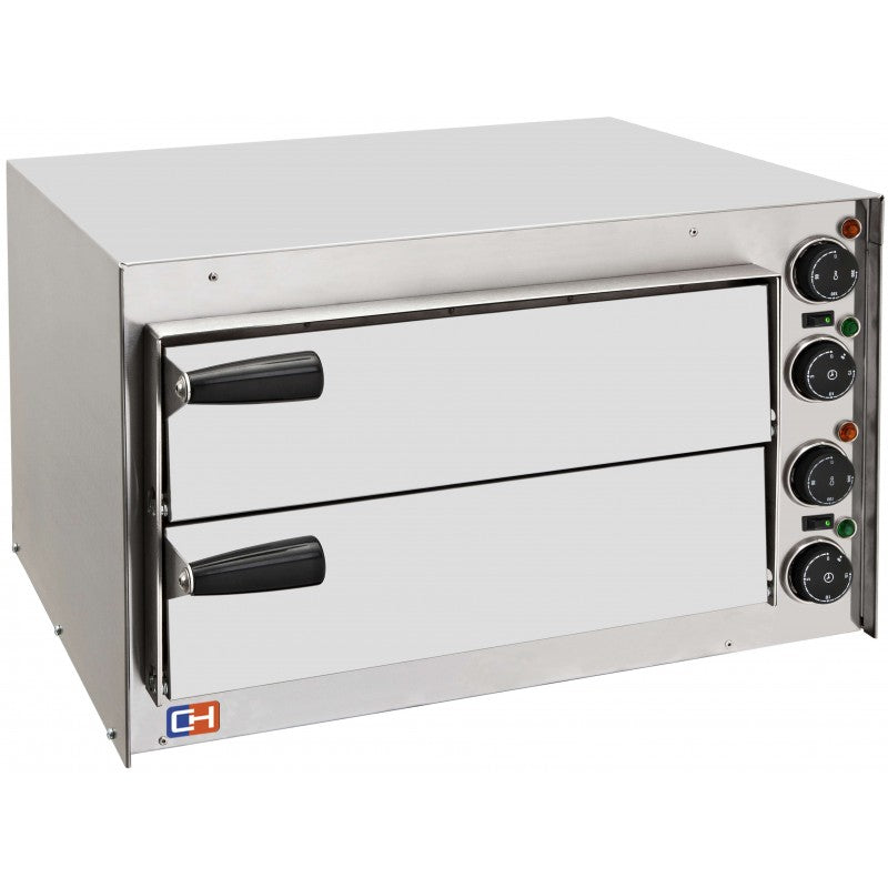 Horno de pizza eléctrico FP35PI Aveiro para 2 pizzas de 35 cm