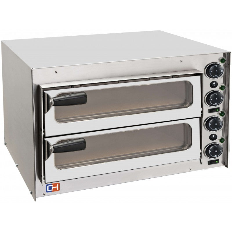 Horno de pizza eléctrico FP35PV Aveiro para 2 pizzas de 35 cm