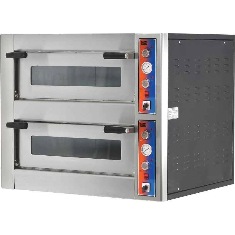 Horno de pizza eléctrico EMP4+4 EMP para 8 pizzas de 25 cm