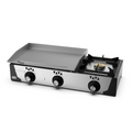 HR Fainca PLC6100F plancha profesional Acero 6 mm + fogón 600 mm + fogón